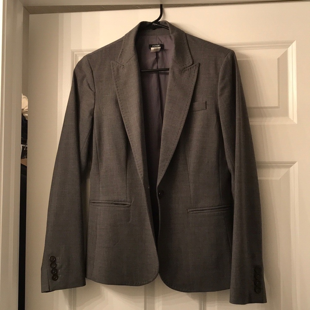 J Crew grey blazer